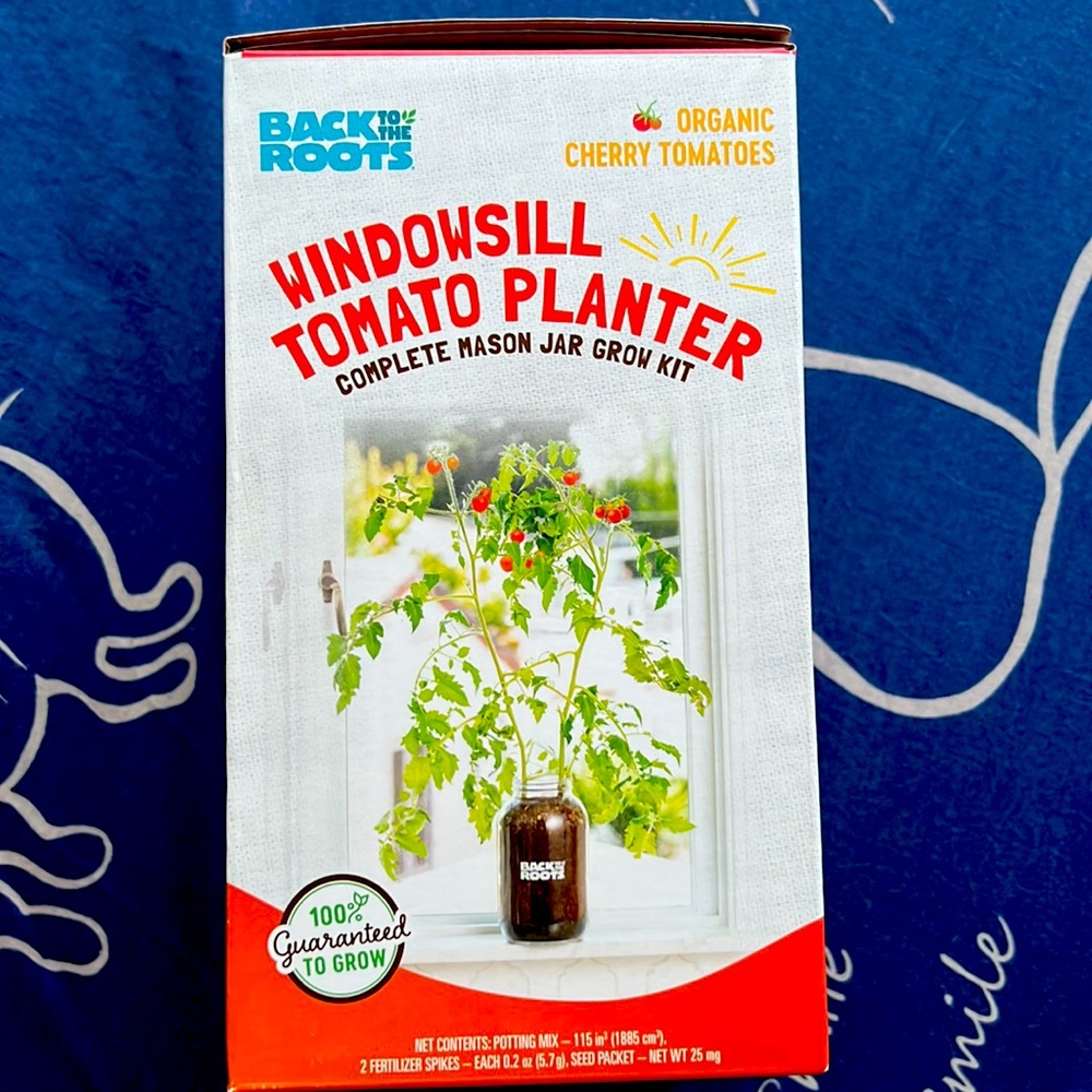 Back to the roots windowsill tomato planter